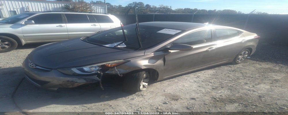 5NPDH4AE2GH683036 2016 HYUNDAI ELANTRA photo no. 2