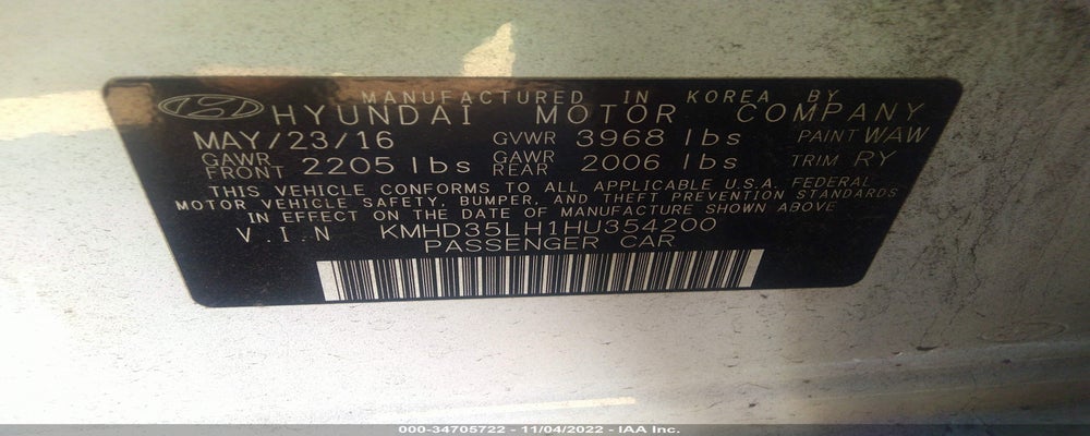 KMHD35LH1HU354200 2017 HYUNDAI ELANTRA GT photo no. 9