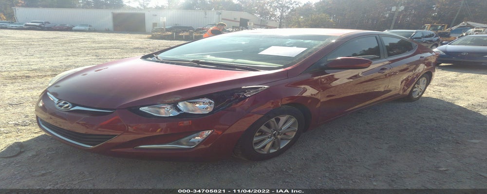 5NPDH4AE9EH545636 2014 HYUNDAI ELANTRA photo no. 2