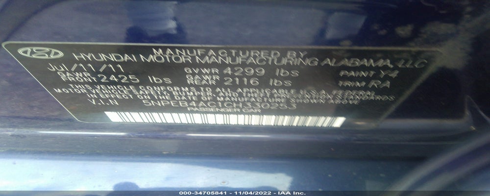 5NPEB4AC1CH330253 2012 HYUNDAI SONATA photo no. 9