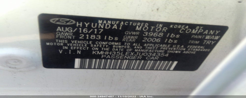KMHH35LEXJU034354 2018 HYUNDAI ELANTRA GT photo no. 9