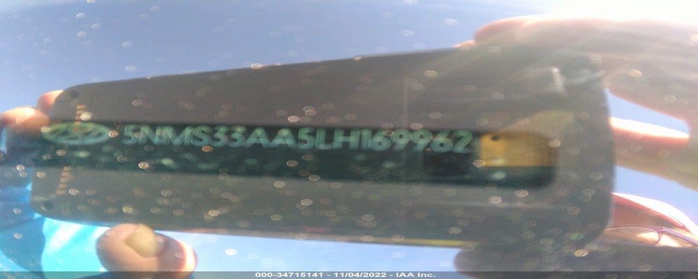 5NMS33AA5LH169962 2020 HYUNDAI SANTA FE photo no. 9