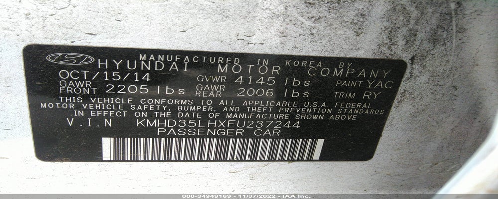 KMHD35LHXFU237244 2015 HYUNDAI ELANTRA GT photo no. 9