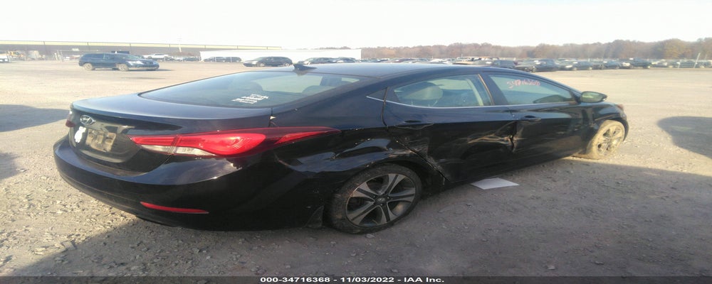 KMHDH4AH8EU145028 2014 HYUNDAI ELANTRA photo no. 4