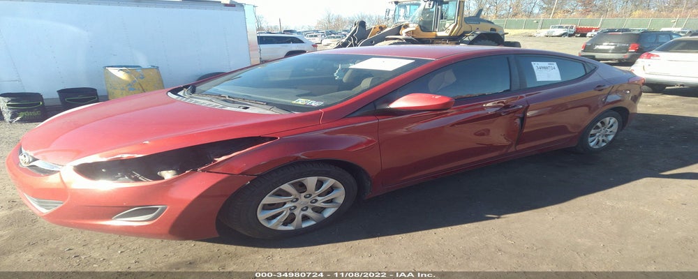 KMHDH4AE9CU436009 2012 HYUNDAI ELANTRA photo no. 2