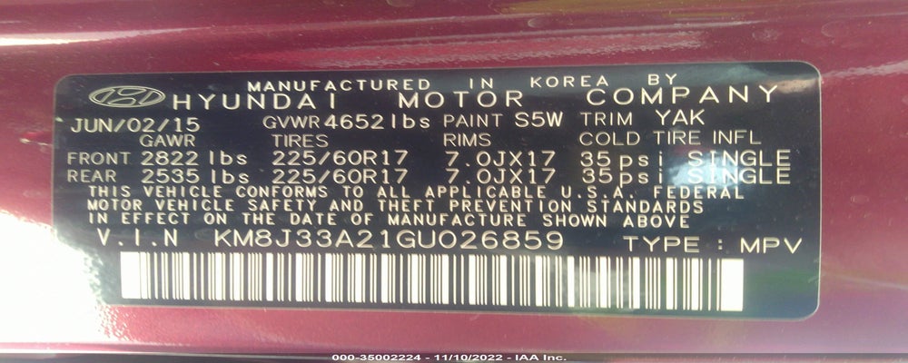 KM8J33A21GU026859 2016 HYUNDAI TUCSON photo no. 9