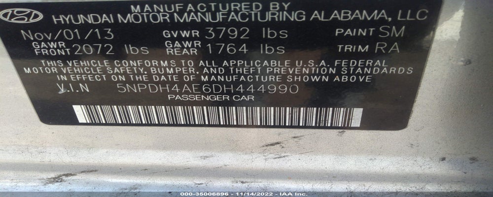 5NPDH4AE6DH444990 2013 HYUNDAI ELANTRA photo no. 9
