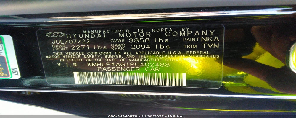 KMHLP4AG1PU402488 2023 HYUNDAI ELANTRA photo no. 9