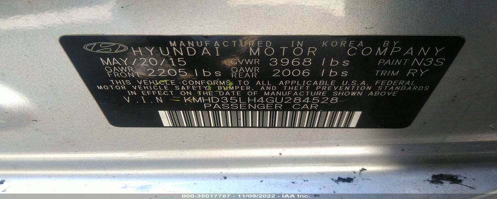 KMHD35LH4GU284528 2016 HYUNDAI ELANTRA GT photo no. 9