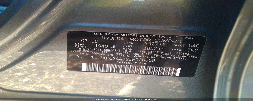 3KPC24A39JE026659 2018 HYUNDAI ACCENT photo no. 9