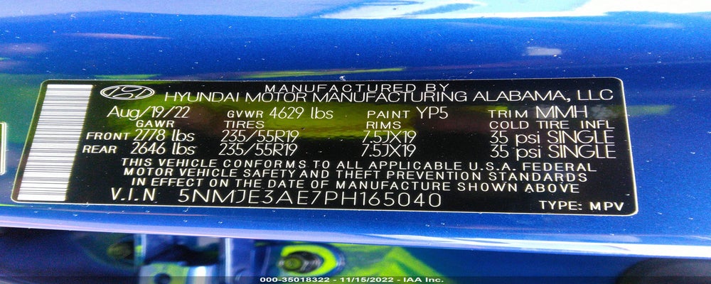 5NMJE3AE7PH165040 2023 HYUNDAI TUCSON photo no. 9