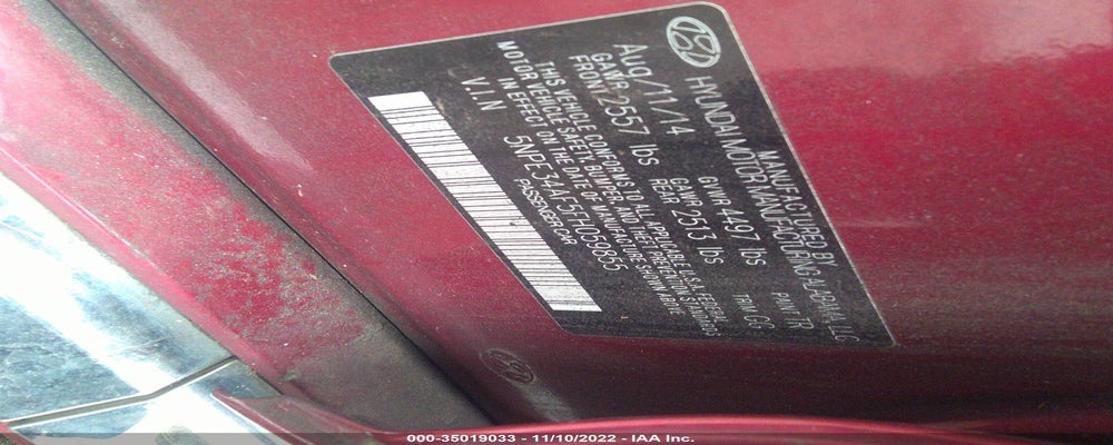 5NPE34AF5FH059855 2015 HYUNDAI SONATA photo no. 9