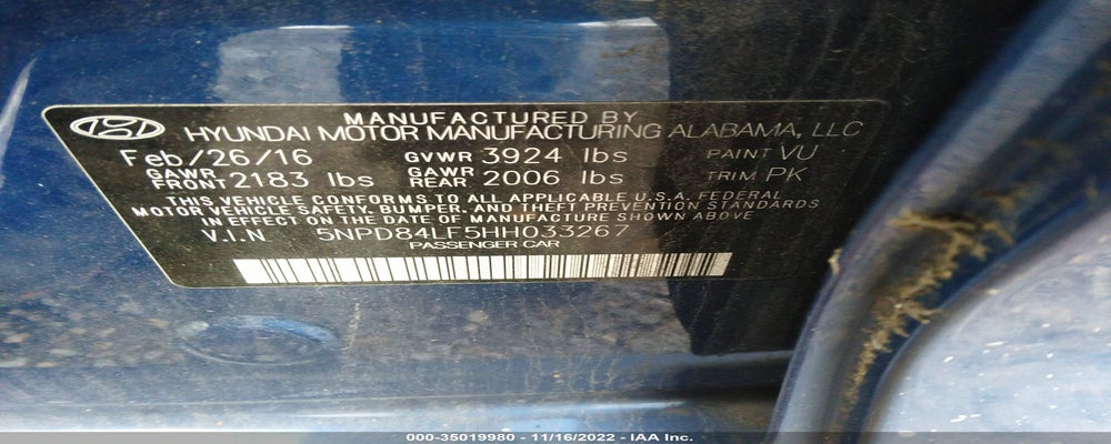 5NPD84LF5HH033267 2017 HYUNDAI ELANTRA photo no. 9
