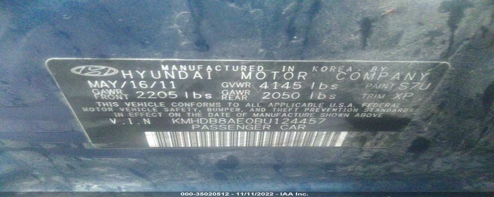 KMHDB8AE0BU124457 2011 HYUNDAI ELANTRA TOURING photo no. 9