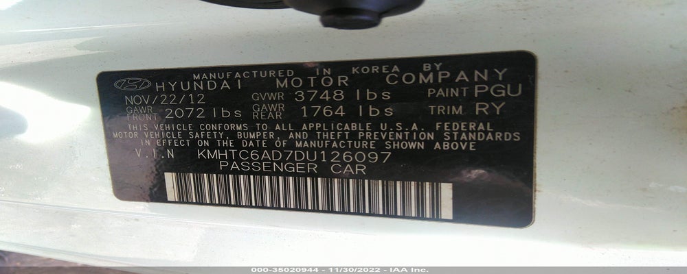 KMHTC6AD7DU126097 2013 HYUNDAI VELOSTER photo no. 9