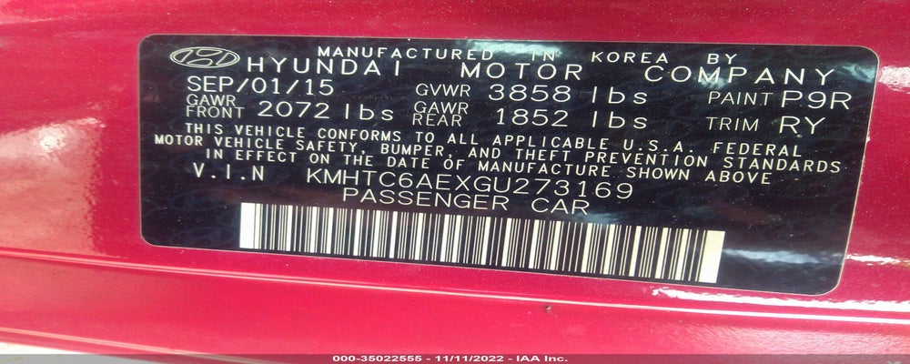 KMHTC6AEXGU273169 2016 HYUNDAI VELOSTER photo no. 9