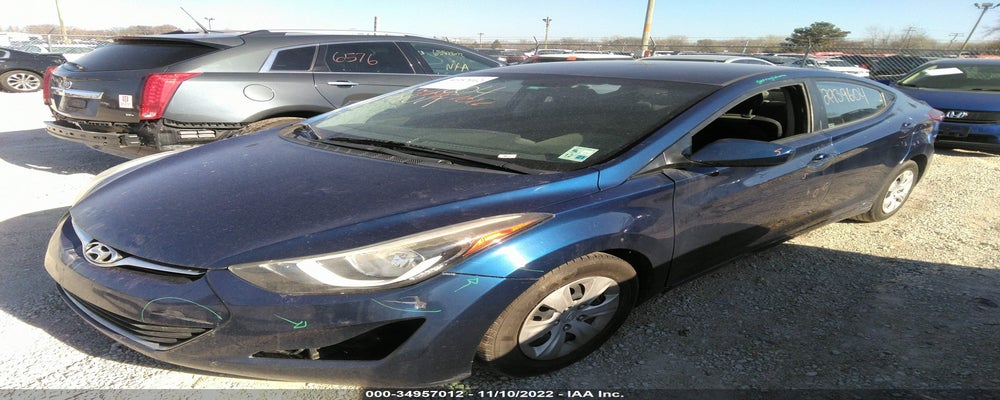 5NPDH4AEXGH789444 2016 HYUNDAI ELANTRA photo no. 2