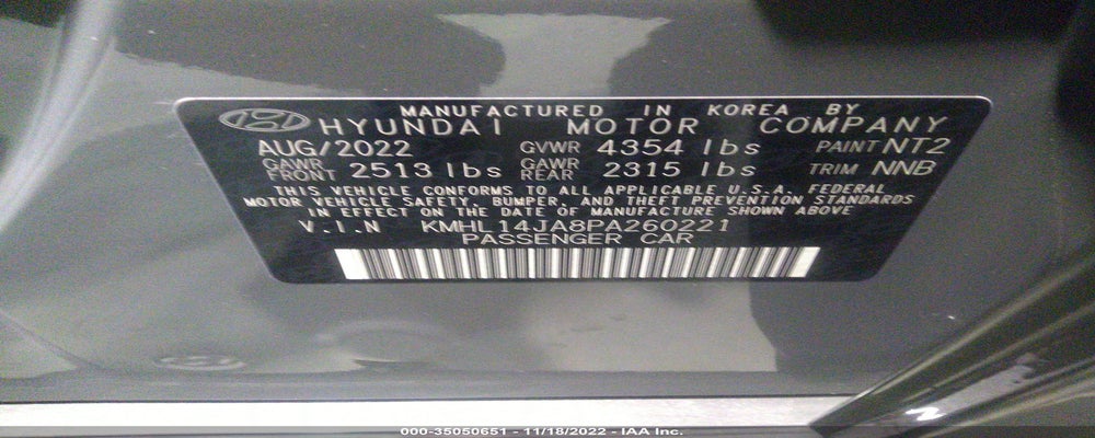 KMHL14JA8PA260221 2023 HYUNDAI SONATA photo no. 9