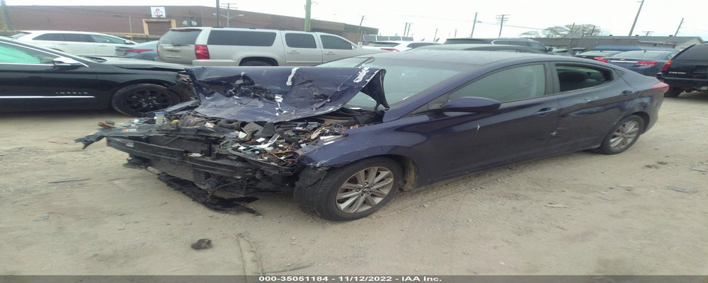 5NPDH4AE6EH481863 2014 HYUNDAI ELANTRA photo no. 2