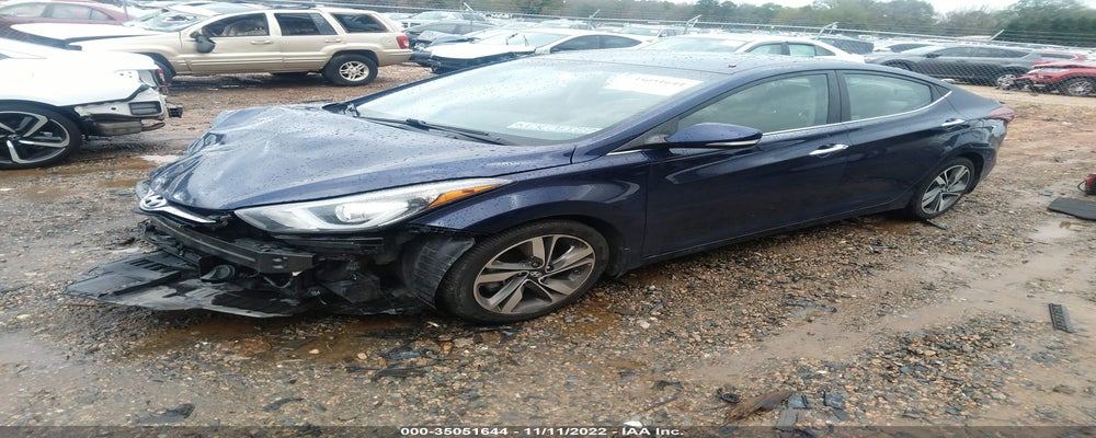 5NPDH4AE1EH470043 2014 HYUNDAI ELANTRA photo no. 2