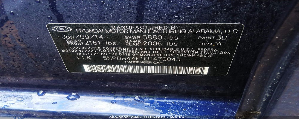 5NPDH4AE1EH470043 2014 HYUNDAI ELANTRA photo no. 9