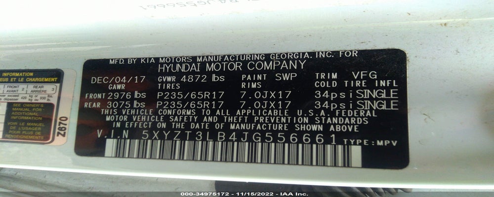 5XYZT3LB4JG556661 2018 HYUNDAI SANTA FE SPORT photo no. 9