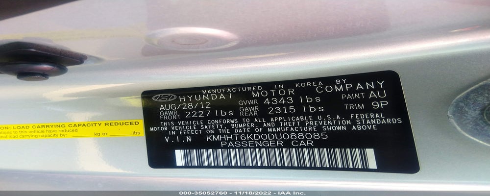 KMHHT6KD0DU088085 2013 HYUNDAI GENESIS COUPE photo no. 9