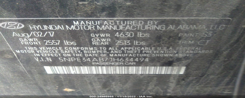 5NPE34AB7JH634494 2018 HYUNDAI SONATA photo no. 9