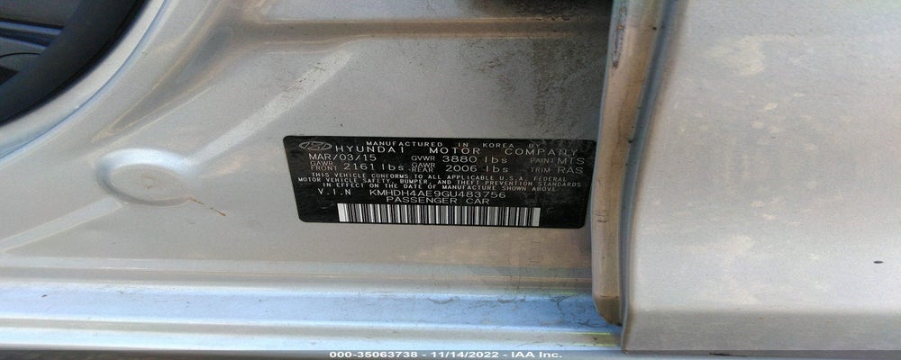KMHDH4AE9GU483756 2016 HYUNDAI ELANTRA photo no. 9