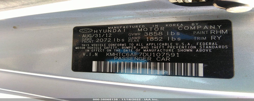 KMHTC6AE7DU107591 2013 HYUNDAI VELOSTER photo no. 9