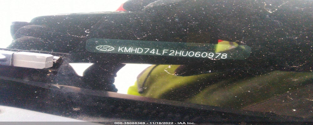 KMHD74LF2HU060978 2017 HYUNDAI ELANTRA photo no. 9