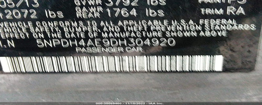 5NPDH4AE9DH304920 2013 HYUNDAI ELANTRA photo no. 9