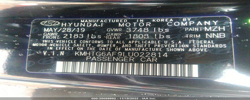 KMHTG6AF9LU022814 2020 HYUNDAI VELOSTER photo no. 9