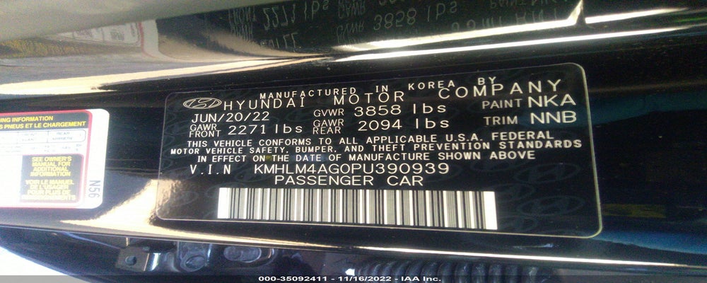 KMHLM4AG0PU390939 2023 HYUNDAI ELANTRA photo no. 9