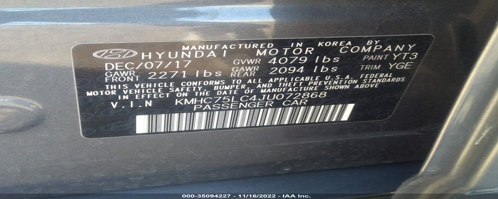 KMHC75LC4JU072868 2018 HYUNDAI IONIQ HYBRID photo no. 9