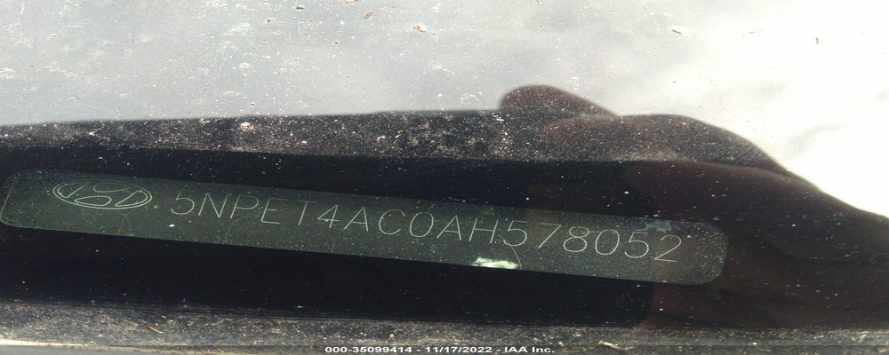 5NPET4AC0AH578052 2010 HYUNDAI SONATA photo no. 9