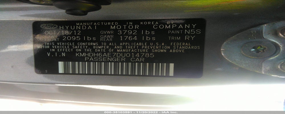 KMHDH6AE7DU014785 2013 HYUNDAI ELANTRA COUPE photo no. 9