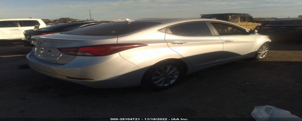 KMHDH4AEXEU172561 2014 HYUNDAI ELANTRA photo no. 4