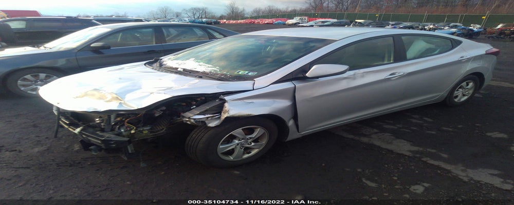 5NPDH4AE2EH473646 2014 HYUNDAI ELANTRA photo no. 2