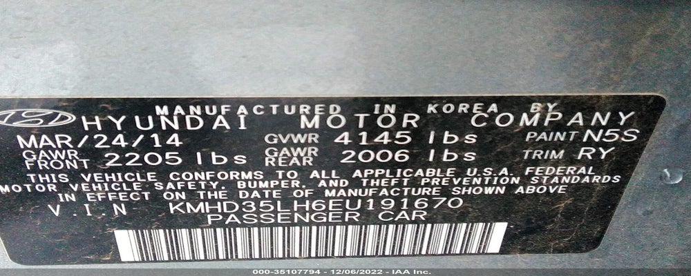 KMHD35LH6EU191670 2014 HYUNDAI ELANTRA GT photo no. 9