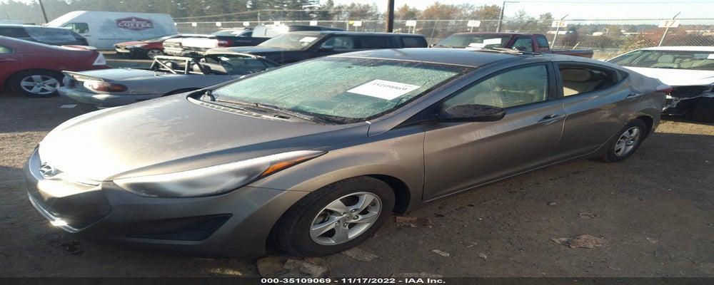 5NPDH4AE4EH526590 2014 HYUNDAI ELANTRA photo no. 2
