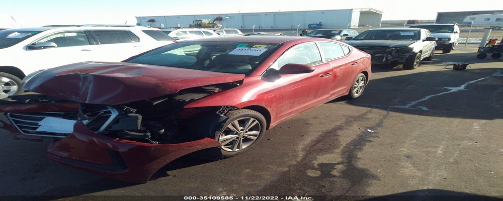 KMHD84LFXJU623861 2018 HYUNDAI ELANTRA photo no. 2