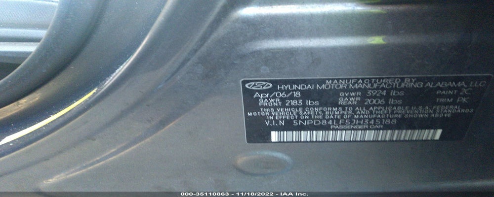 5NPD84LF5JH345188 2018 HYUNDAI ELANTRA photo no. 9