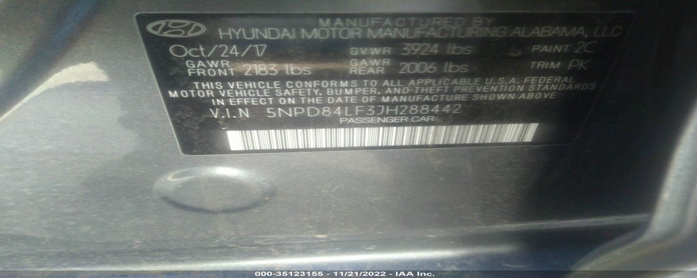 5NPD84LF3JH288442 2018 HYUNDAI ELANTRA photo no. 9