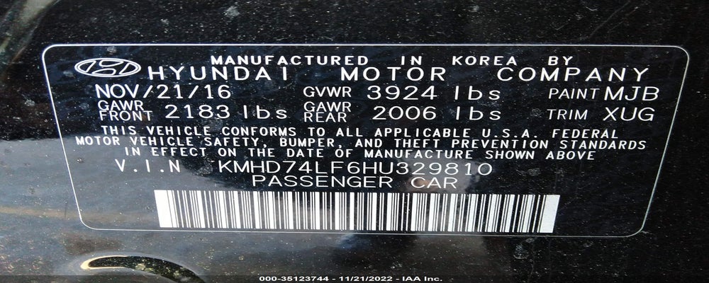 KMHD74LF6HU329810 2017 HYUNDAI ELANTRA photo no. 9