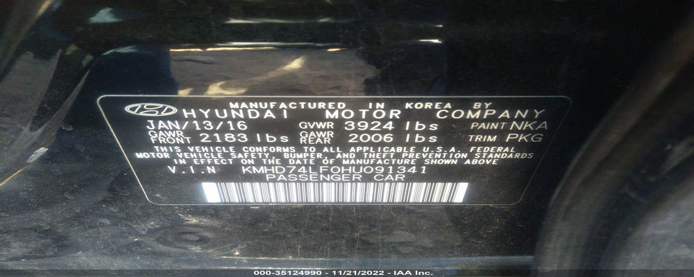 KMHD74LF0HU091341 2017 HYUNDAI ELANTRA photo no. 9