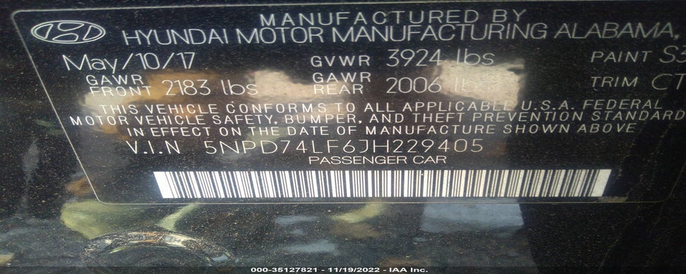 5NPD74LF6JH229405 2018 HYUNDAI ELANTRA photo no. 9