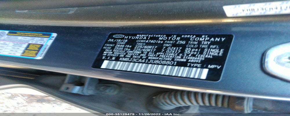 KM8J3CA41JU808801 2018 HYUNDAI TUCSON photo no. 9