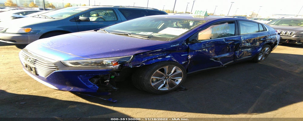 KMHC05LC0KU128052 2019 HYUNDAI IONIQ HYBRID photo no. 2