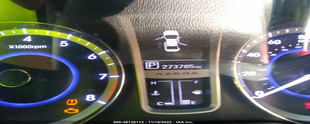KMHFH4JGXDA274002 2013 HYUNDAI AZERA photo no. 7